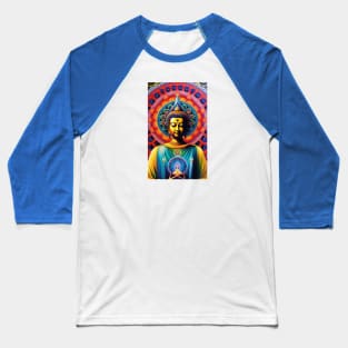 Buddha holding the seed of life mandala Baseball T-Shirt